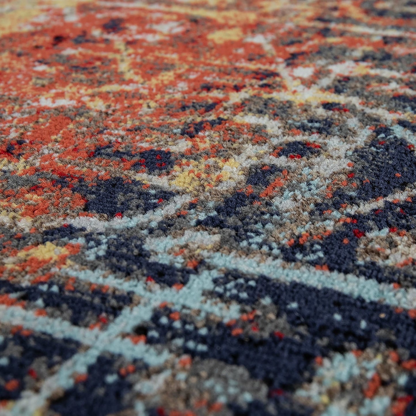 Multicolor Outdoor Rug Sleek Design for Modern Exterior Spaces