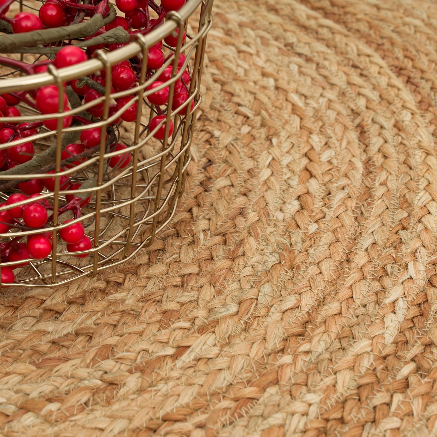 Handmade Natural Jute Rug