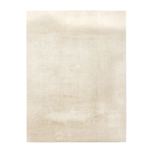 Cream Indoor Rug Soft Polyester Felt Backing