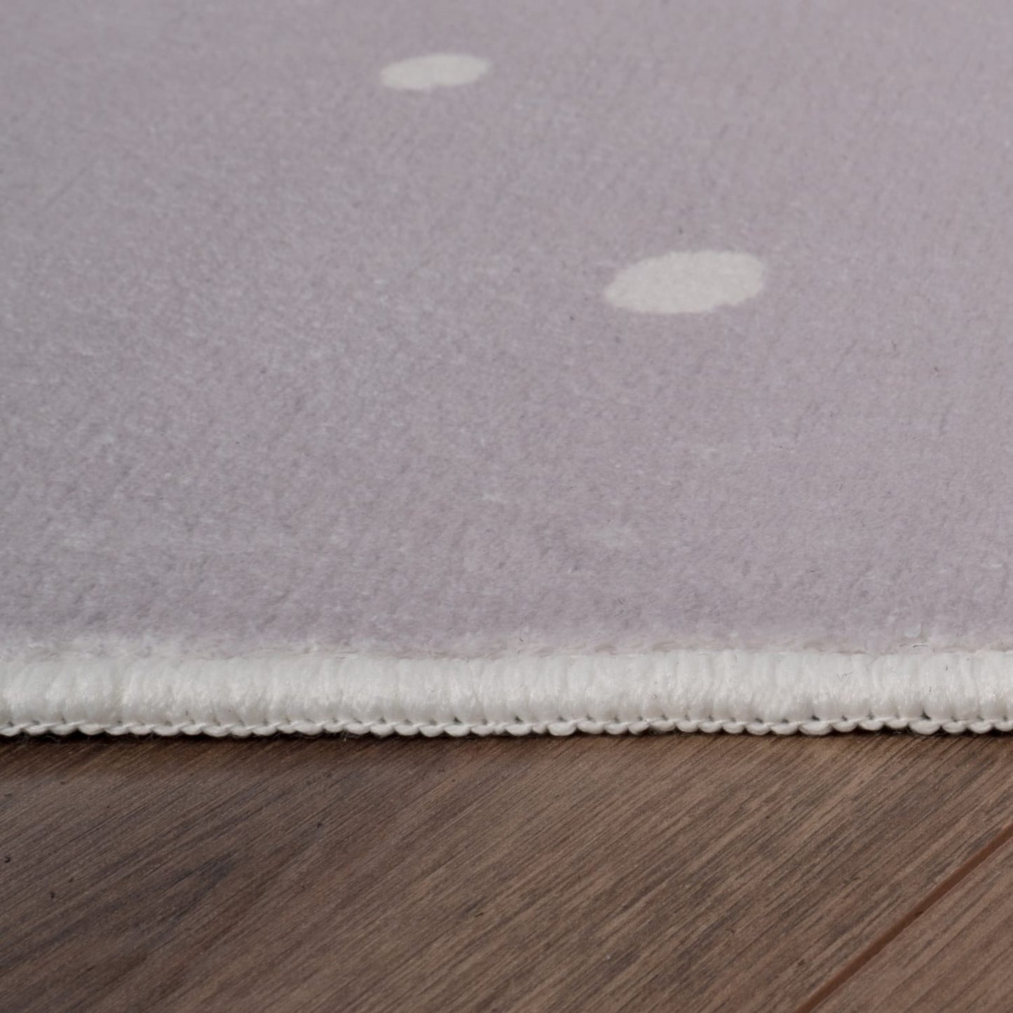 Soft Gray-Beige Indoor Rug with Felt Backing