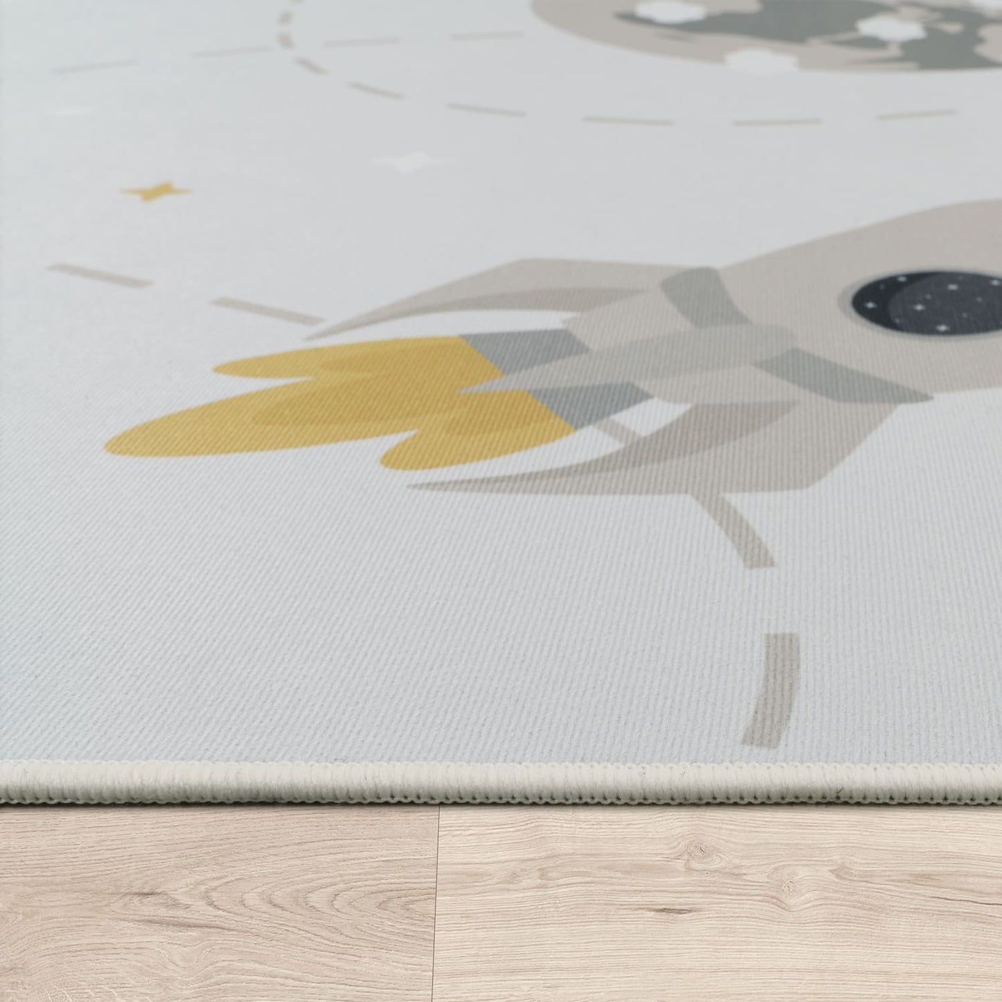 Cream Interior Rug Smooth Low Profile Felt Backing