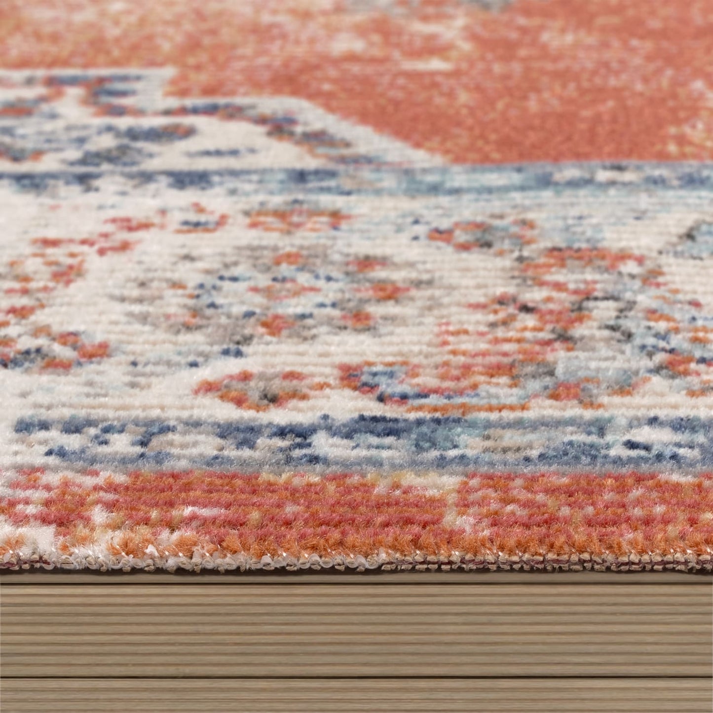 Durable Red Outdoor Polypropylene Rug