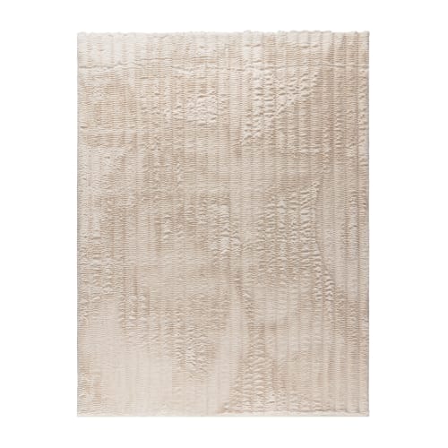 Cream Soft Pile Interior Rug Plush Feel with Modern Elegance