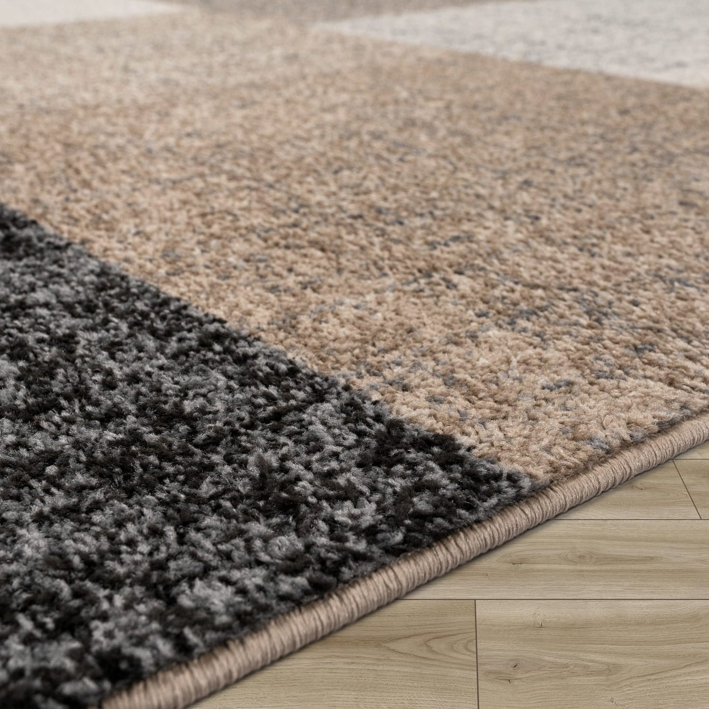 Cozy Brown Indoor Area Rug with Jute Backing
