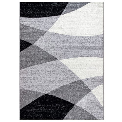 Elegant Gray Indoor Rug with Jute Backing and Plush 8mm Pile