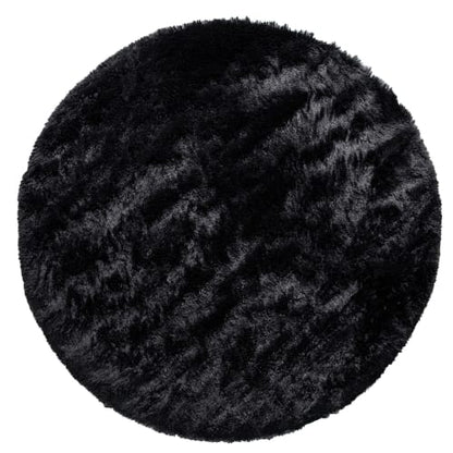 Black Plush Carpet for Indoor Use with Underfloor Heating