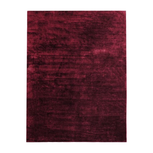 Red Indoor Rug Soft Polyester Felt Backing