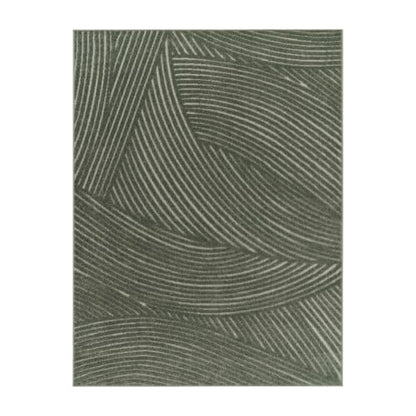 Versatile Green Rug for Indoor and Outdoor Use
