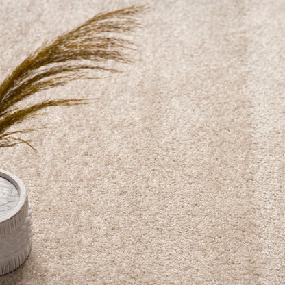 Cozy Brown Indoor Polypropylene Rug with Jute Backing