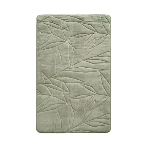 Green Indoor Rug with Rubber Backing  Low Pile
