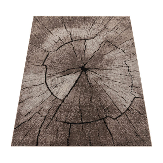 Soft Beige Textured Indoor Rug with Jute Backing
