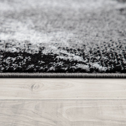 Soft Grey Indoor Rug with Jute Backing