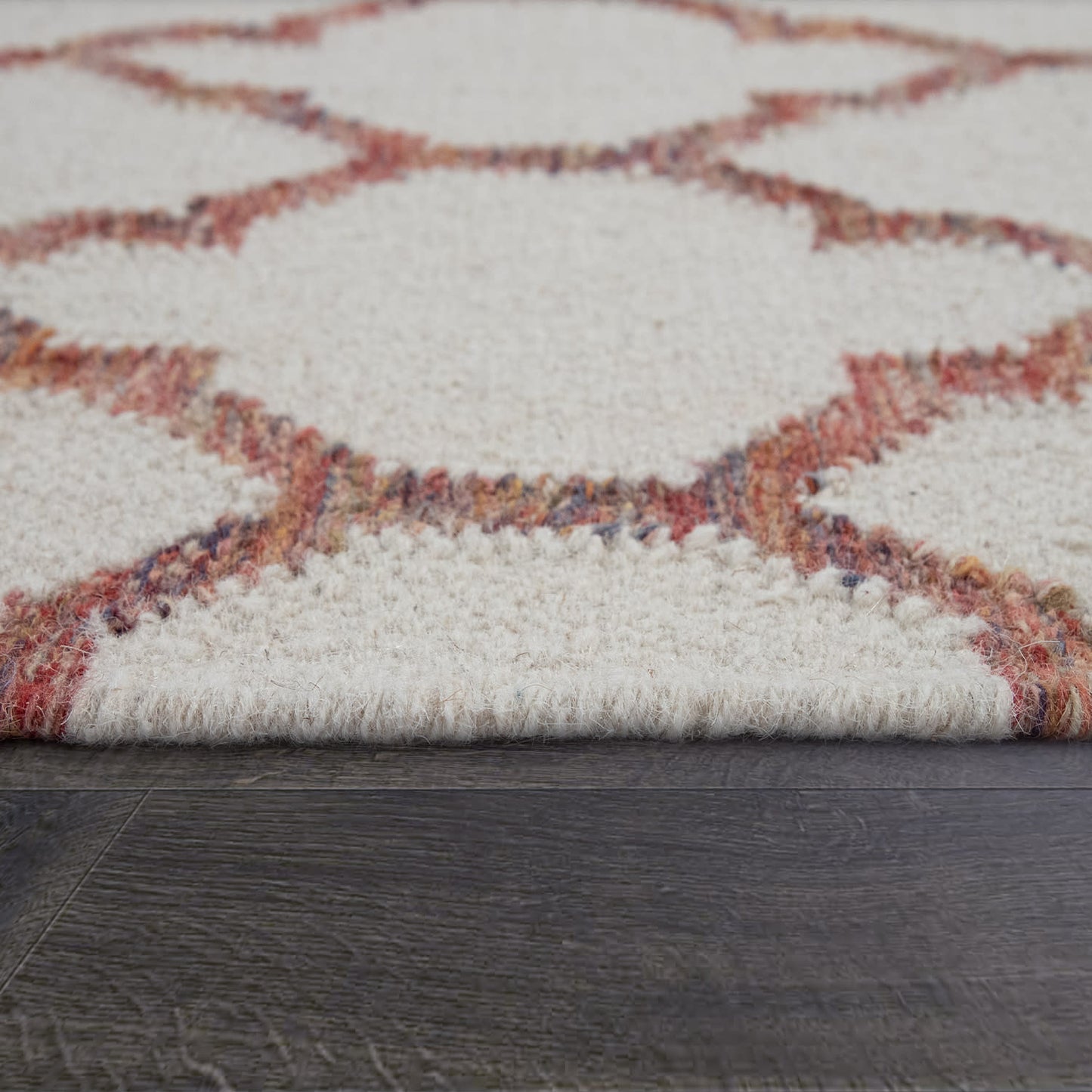 Cozy Multicolor Wool & Cotton Indoor Rug