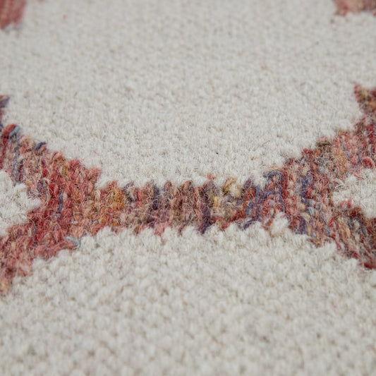 Cozy Multicolor Wool & Cotton Indoor Rug