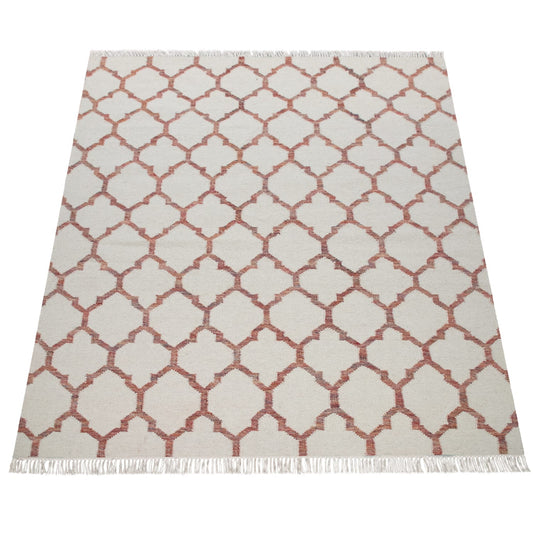 Cozy Multicolor Wool & Cotton Indoor Rug