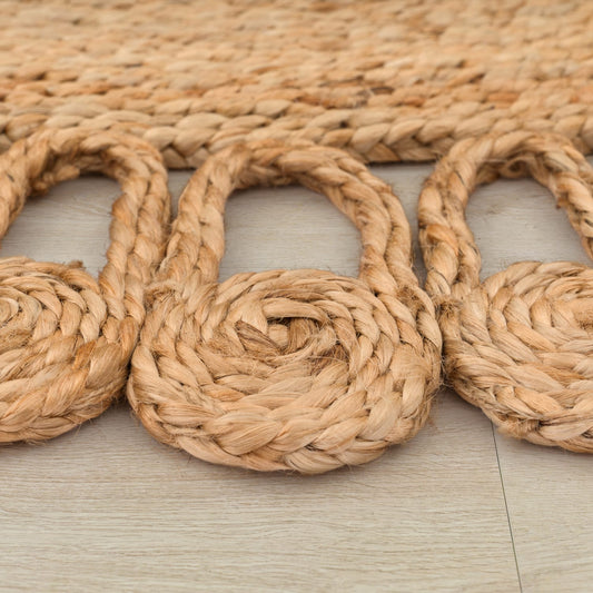 Handmade Natural Jute Area Rug