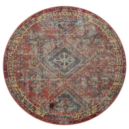 Vibrant Red Outdoor Rug  Durable Low-Pile Polypropylene