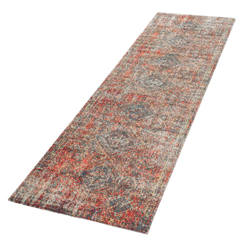 Vibrant Red Outdoor Rug  Durable Low-Pile Polypropylene