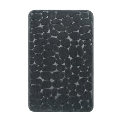 Anthracite Indoor Rug with Rubber Backing  Low Pile