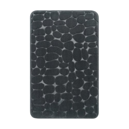 Anthracite Indoor Rug with Rubber Backing  Low Pile