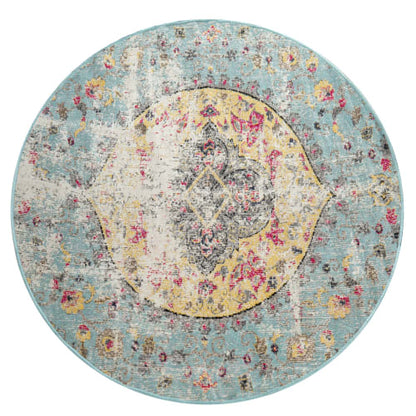 Multicolored Outdoor Rug  Low Pile, Vibrant & Weather-Ready