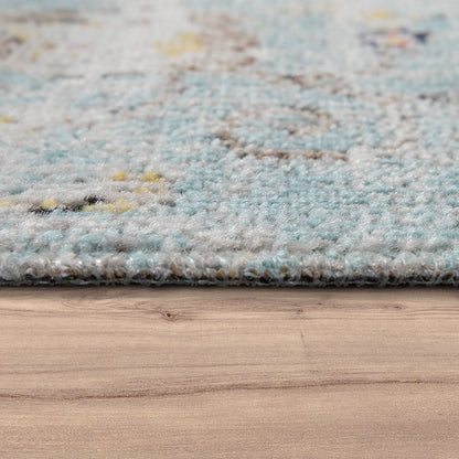Multicolored Outdoor Rug  Low Pile, Vibrant & Weather-Ready