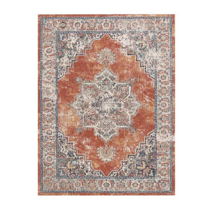 Durable Red Outdoor Polypropylene Rug