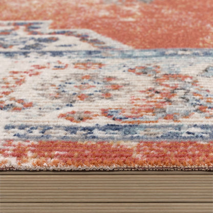 Durable Red Outdoor Polypropylene Rug