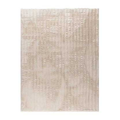 Cream Soft Pile Interior Rug Plush Feel with Modern Elegance