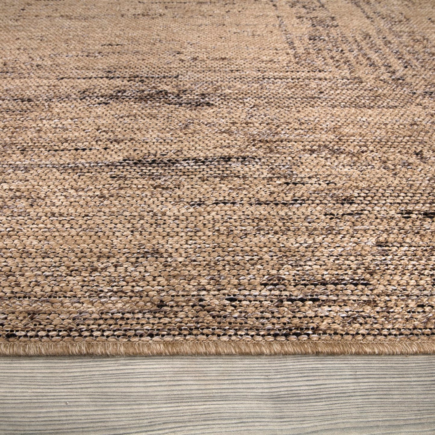 Modern Beige Outdoor-Indoor Rug  Sleek & Weather-Friendly Design