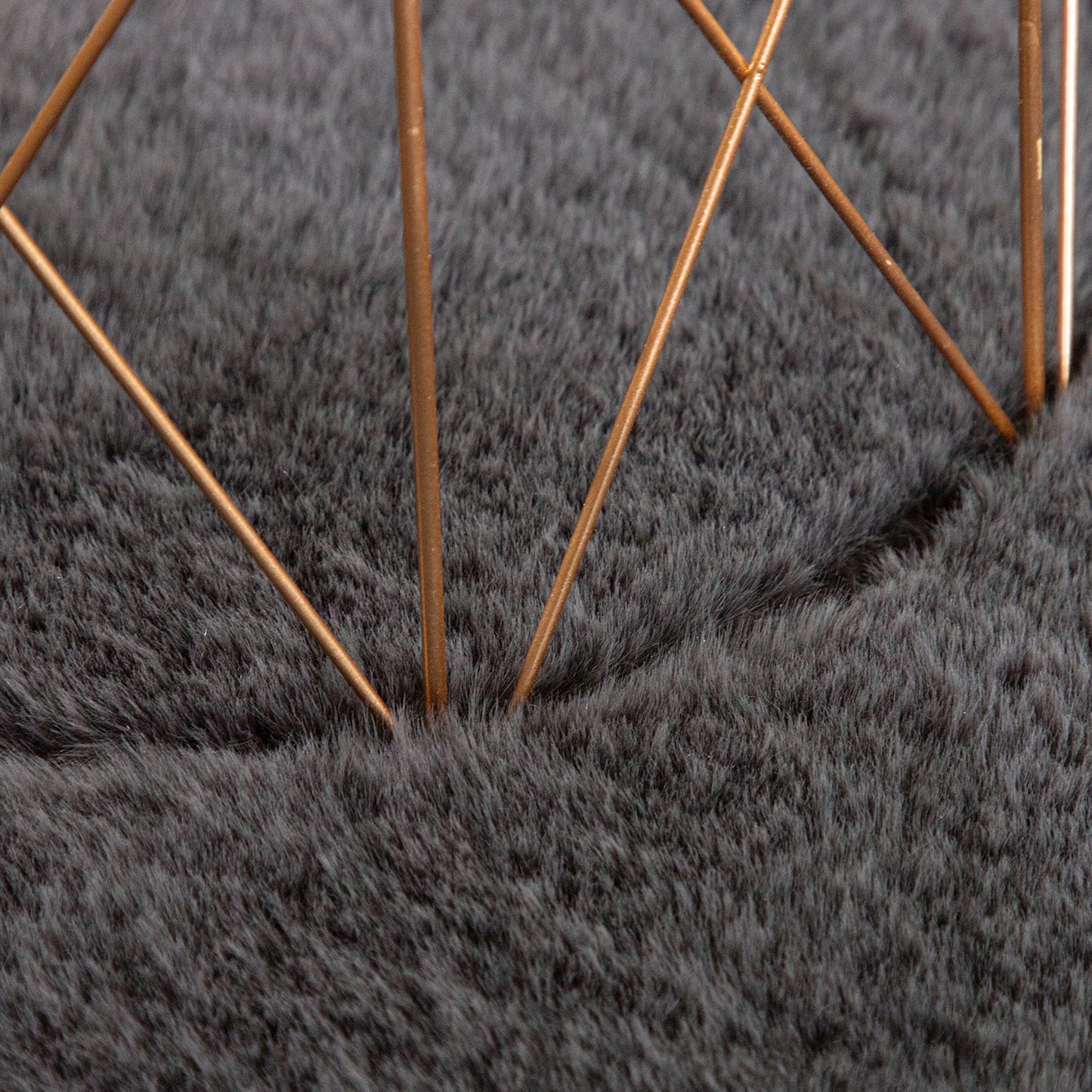 Anthracite Interior Rug with 22mm Pile Height Rubber Backing