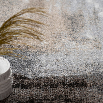 Vibrant Multicolor Indoor Jute-Backed Polypropylene Rug