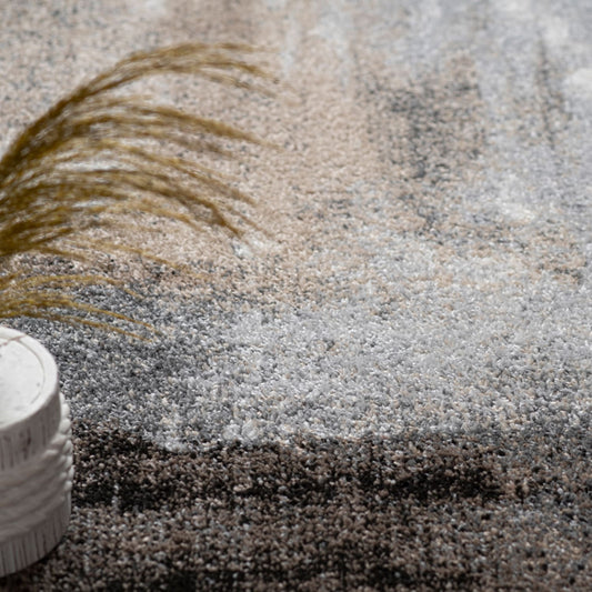 Vibrant Multicolor Indoor Jute-Backed Polypropylene Rug