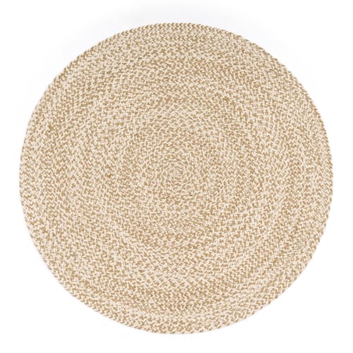 Soft Touch Handmade Beige Cotton Indoor Rug