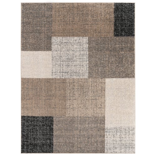 Cozy Brown Indoor Area Rug with Jute Backing