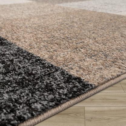 Cozy Brown Indoor Area Rug with Jute Backing